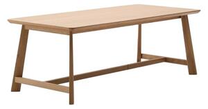 Jedilna miza z mizno ploščo v hrastovem dekorju 100x220 cm Idun – Kave Home