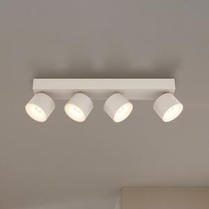 Globo LED-stropni reflektor Rae, peščene barve, kovinski, s 4 žarnicami, 46 cm, Bež, Dnevna soba / jedilnica