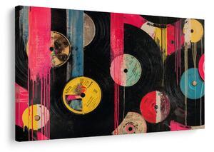Slika street art vinilne plošče