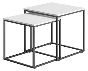 Komplet 2 konferenčnih miz QUADRO, bele