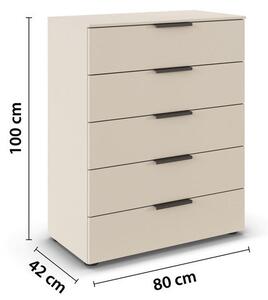 KOMODA, barve šampanjca