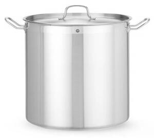 Visok Lonec s Pokrovom, 37L, Nerjaveče Jeklo, 360x360mm
