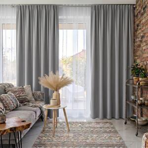 Zavese v setu Blackout Grey (2 kos) 140x260