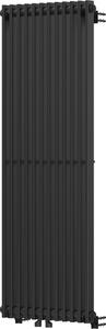 Mexen Kansas dekorativni radiator 1200 x 420 mm, 842 W, črn - W204-1200-420-00-70