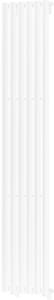 Mexen Oregon dekorativni radiator 1800 x 360 mm, 604 W, bel - W202-1800-350-00-20