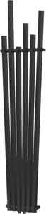 Mexen Omaha dekorativni radiator 1800 x 420 mm, 655 W, črn - W208-1800-420-00-70