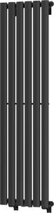 Mexen Oregon dekorativni radiator 1200 x 360 mm, 417 W, črn - W202-1200-350-00-70