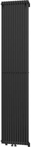 Mexen Kansas dekorativni radiator 1800 x 420 mm, 1242 W, črna - W204-1800-420-00-70