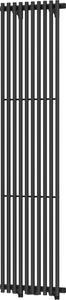 Mexen Tulsa dekorativni radiator 1600 x 420 mm, 613 W, črn - W219-1600-420-00-70