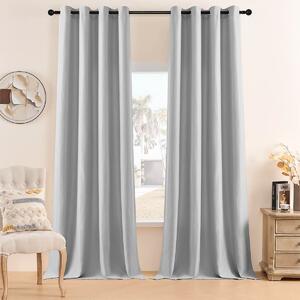 Zavese v setu EFE Light Grey (2 kos) 135x260