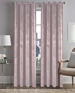 Zavese v setu Holland Velvet Pink (2 kos) 140x260