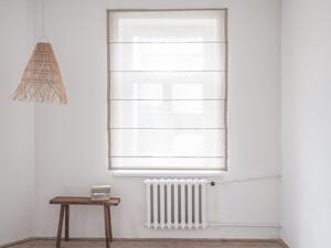 Rimska zavesa šir. 120 cm Linen Muslin 2 barve