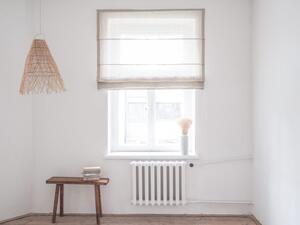 Rimska zavesa šir. 100 cm Linen Muslin 2 barve