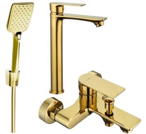 Mexen Royo R62 komplet za kopalno kad, zlati - 72213R62-50