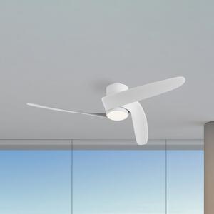 Mantra Iluminación Pametni LED stropni ventilator Groenland S, bel, DC, tih, CCT, zatemnjen, Bela, Dnevna soba / jedilnica, Kovina, Sodobni