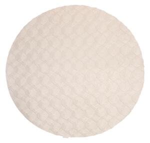PREPROGA Z VISOKIM FLOROM 120/120 cm tkano krem barve