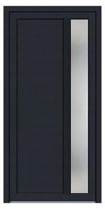 Hišna vhodna vrata Bern KF93 (1.000 x 2.100 cm, Smer odpiranja: Levo, Antracit)