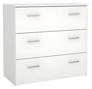 KONDELA Komoda, bela, GARBO 3