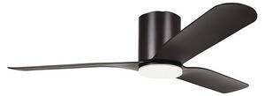 Stropni ventilator z LED osvetlitvijo Mattia (Črna, 132 cm, 60 W)
