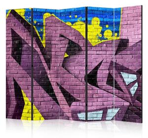 Artgeist Paravan Street Art I, 5-Delni, Dvostranski