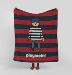 Otroška odeja iz mikrovlaken 130x130 cm Stripes – Playmobil