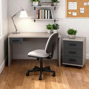 PREDALNIK NA KOLESCIH barve grafita, siva, sahara