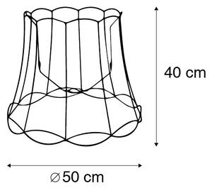 Kovinski senčnik črn 50/40 - Granny Frame