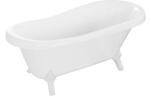 Mexen Retro prostostoječa kopalna kad 150 x 73 cm, bela, bele noge - 53251507300-20