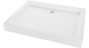 Mexen Rio pravokotni tuš kad 120 x 80 cm, bel - 45108012