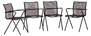 Acamp Set Vrtnih Stolov Alpha Rope, 4 Kos, Antracit