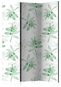 Artgeist Paravan Watercolor Branches, 3-Delni, Dvostranski