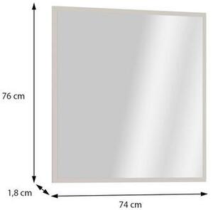 OGLEDALO, 74/76/1,8 cm leseni material