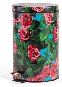 SelettiSeletti - Roses Toiletpaper Home Dustbin Ø25xH39,5 Multicolor Seletti