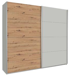 Modern Living Omara Z Drsnimi Vrati Feldkirch, Siva, Barva Hrasta