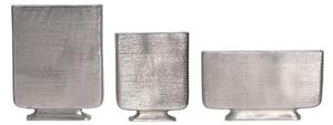 Livetastic Set Dekorativnih Vaz Silver, 3 Kos