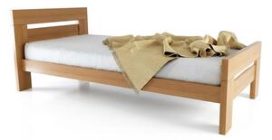 Postelja iz masivne bukve z letvenim dnom 90x200 cm v naravni barvi Fiorentino – B.E.S