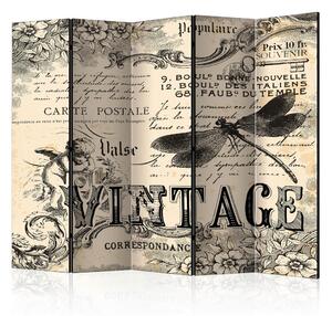 Artgeist Paravan Vintage I, 5-Delni, Dvostranski