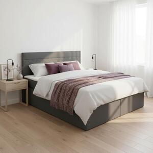 Bessagi Home Boxspring Postelja Rosa, Antracit, 180x200