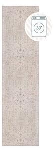Kremno bel pralen tekač 60x230 cm Teo Traditional – Flair Rugs