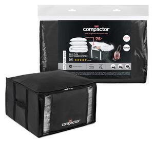 Črna škatla za shranjevanje oblačil Compactor XXL Black Edition 3D Medium, 125 l