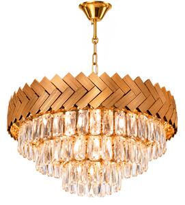 Viseča Kristalna Svetilka APP1942-3CP 50cm Gold