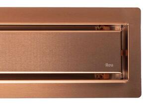 Linijski odtok REA Neox pro Brushed Copper 60