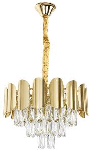 Kristalna viseča svetilka SWE099-CP 40cm GOLD