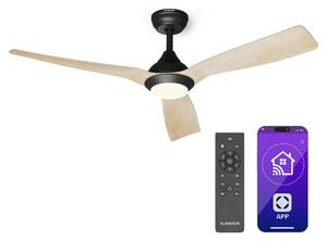 Klarstein Fiji Flow 2 v 1 Smart, stropni ventilator, Ø 152 cm, LED lučka, daljinski upravljalnik, upravljanje preko aplikacije, 2 smeri delovanja