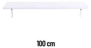 Radifloat™ Lebdeča Polica Za Radiator, Bel hrast 100 cm
