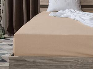 Jersey rjuha BASIC bež 90 x 200 cm
