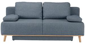 BOXSPRING ZOFA, modra, siva tekstil