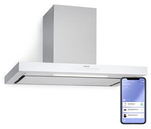 Klarstein Alinea 90 Smart, kuhinjska napa, 90 cm, stenska, WiFi, A++, 500 m³/h, zaslon na dotik