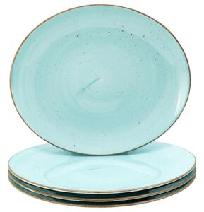 SET KROŽNIKOV ZA ZREZKE Vintage Nature Aqua