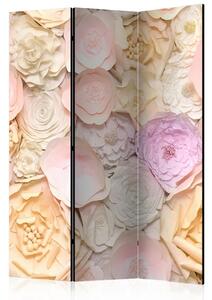 PARAVAN 135/172/3 cm svetlo rumena, svetlo roza